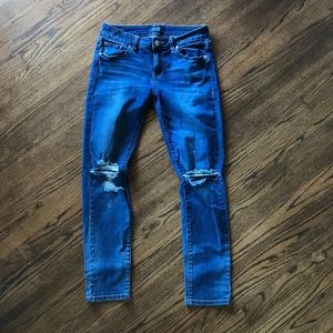 Just USA Denim Distressed Skinny Jean Size 5